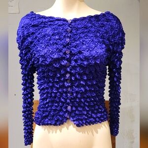 F.C. purple women's Vintage Y2k F.C. one size popcorn, bubble top